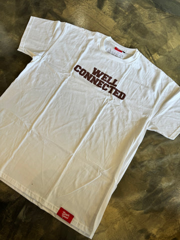 Purple Tyrant Well Connected Tee White Maroon