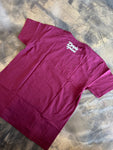 Purple Tyrant Well Connected Tee Maroon White