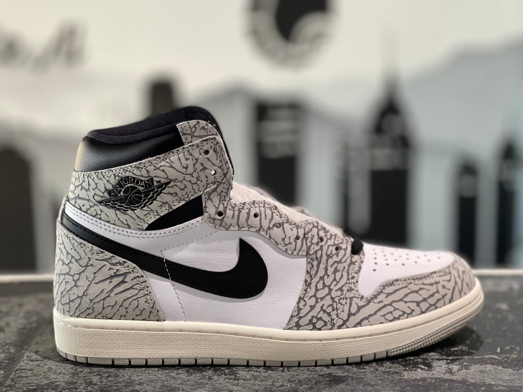 Air Jordan 1 Retro High OG White Cement – Heart and Sole Sneaker