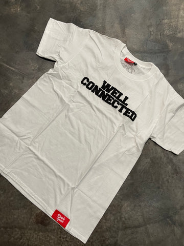 Purple Tyrant Well Connected Tee White & Black