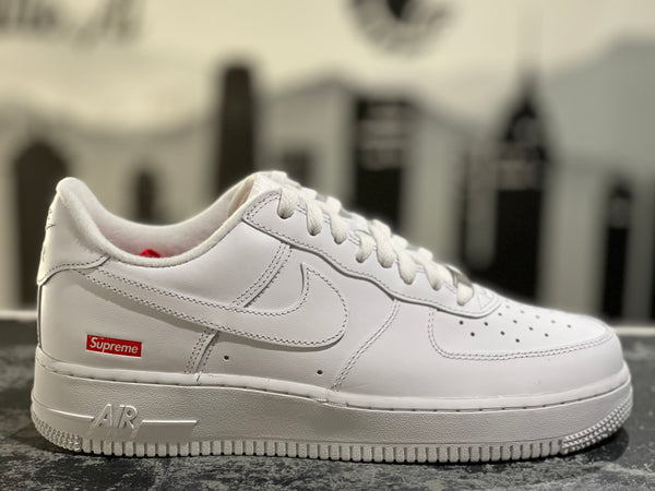 Nike Air Force 1 Low Supreme White – Heart and Sole Sneaker Boutique Hsv
