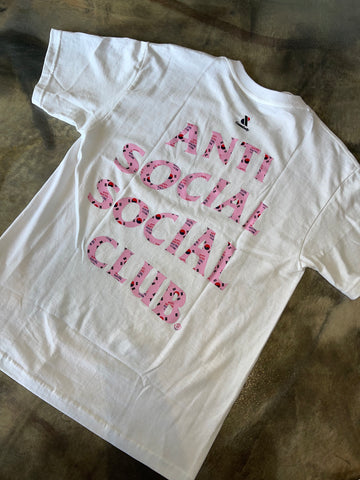 Anti Social Social Club x Case Study Flag White Tee