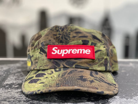 Supreme Military Camp Cap (SS22) Olive Prym1 Camo – Heart and Sole